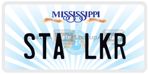 STALKR  license plate in MS