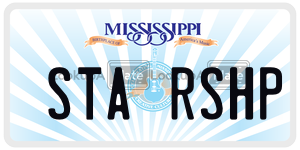 STARSHP  license plate in MS