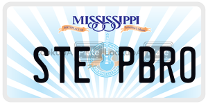 STEPBRO  license plate in MS