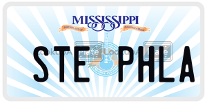 STEPHLA  license plate in MS