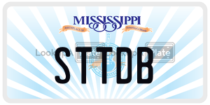 STTDB  license plate in MS