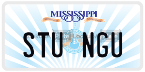 STUNGU  license plate in MS