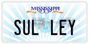 SULLEY  license plate in MS
