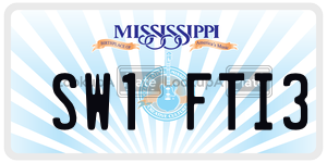 SW1FTI3  license plate in MS