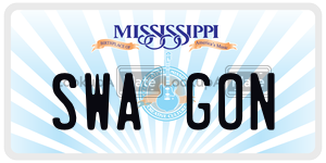 SWAGON  license plate in MS