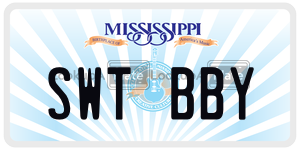 SWTBBY  license plate in MS