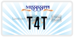T4T  license plate in MS