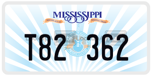 T82362  license plate in MS
