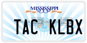 TACKLBX  license plate in MS
