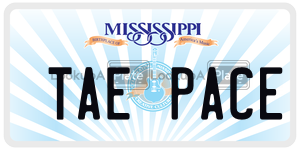 TAEPACE  license plate in MS