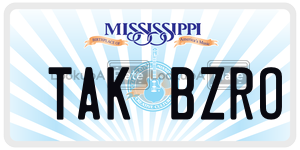 TAKBZRO  license plate in MS