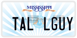 TALLGUY  license plate in MS