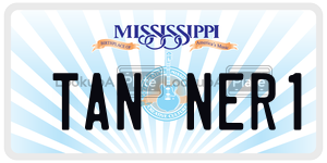 TANNER1  license plate in MS