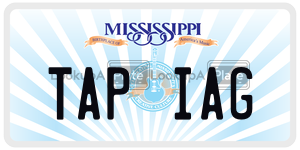 TAPIAG  license plate in MS