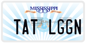 TATLGGN  license plate in MS
