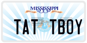TATTBOY  license plate in MS