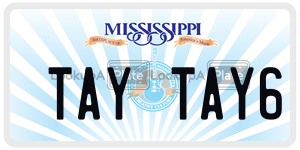TAYTAY6  license plate in MS