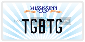 TGBTG  license plate in MS