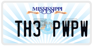 TH3PWPW  license plate in MS