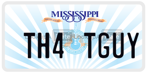 TH4TGUY  license plate in MS