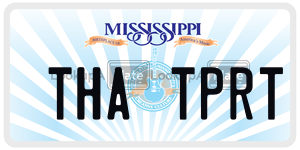 THATPRT  license plate in MS