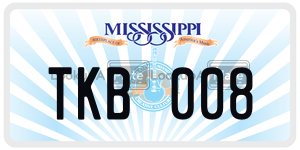 TKB008  license plate in MS