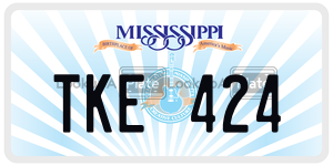 TKE424  license plate in MS