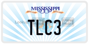 TLC3  license plate in MS