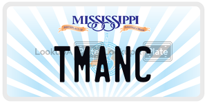 TMANC  license plate in MS