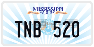 TNB520  license plate in MS