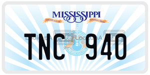 TNC940  license plate in MS