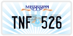 TNF526  license plate in MS