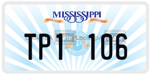 TP1106  license plate in MS
