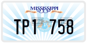 TP1758  license plate in MS