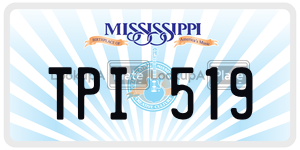 TPI519  license plate in MS