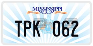 TPK062  license plate in MS
