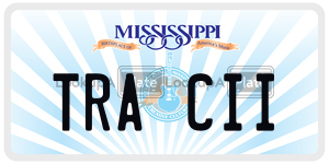 TRACII  license plate in MS