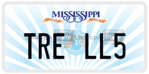 TRELL5  license plate in MS