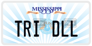 TRIDLL  license plate in MS