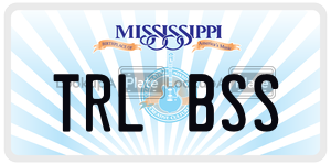 TRLBSS  license plate in MS