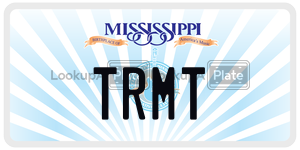 TRMT  license plate in MS