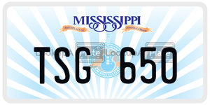 TSG650  license plate in MS
