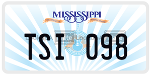 TSI098  license plate in MS