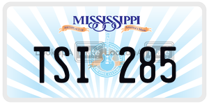 TSI285  license plate in MS