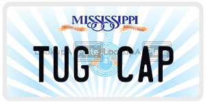 TUGCAP  license plate in MS