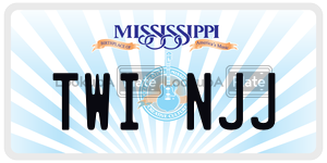 TWINJJ  license plate in MS