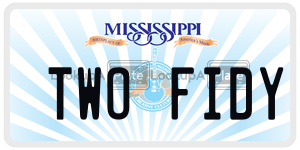 TWOFIDY  license plate in MS