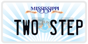 TWOSTEP  license plate in MS