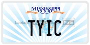 TYIC  license plate in MS
