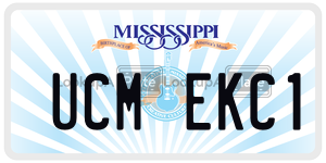 UCMEKC1  license plate in MS